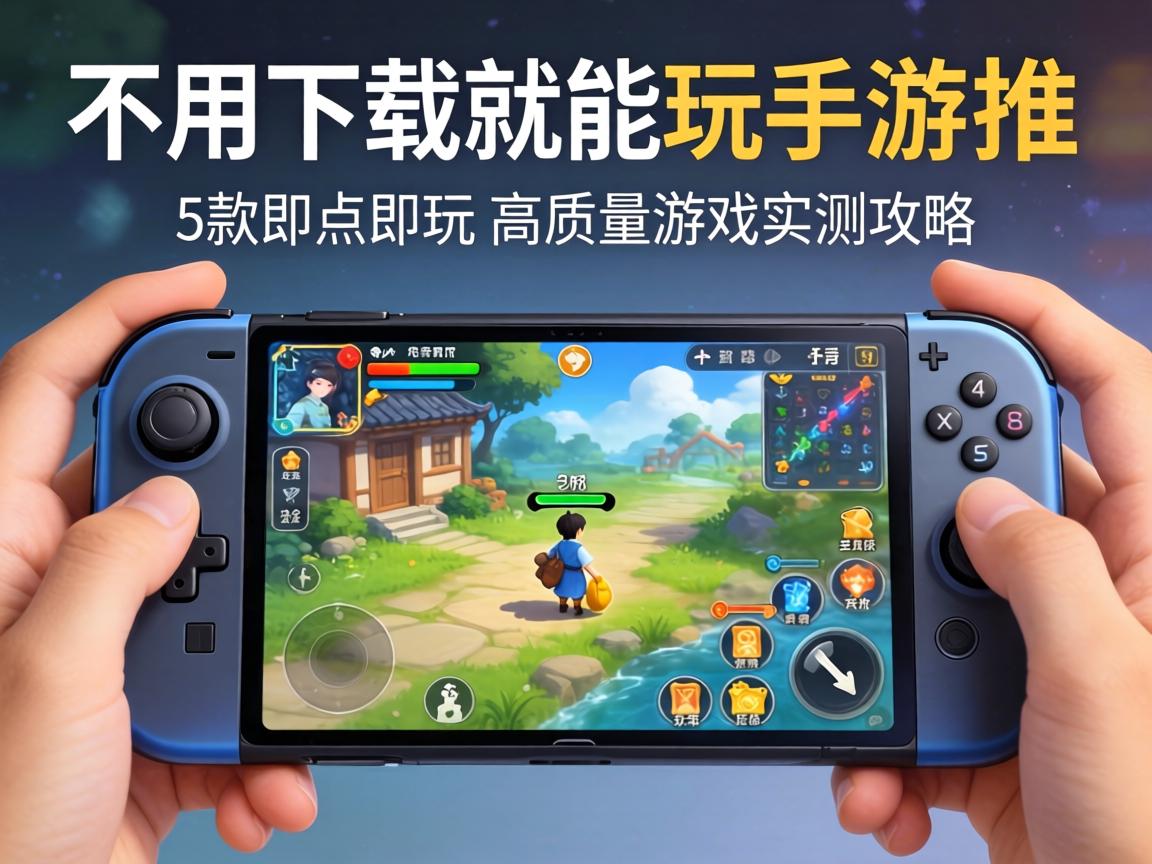 5款即点即玩的高质量游戏实测攻略