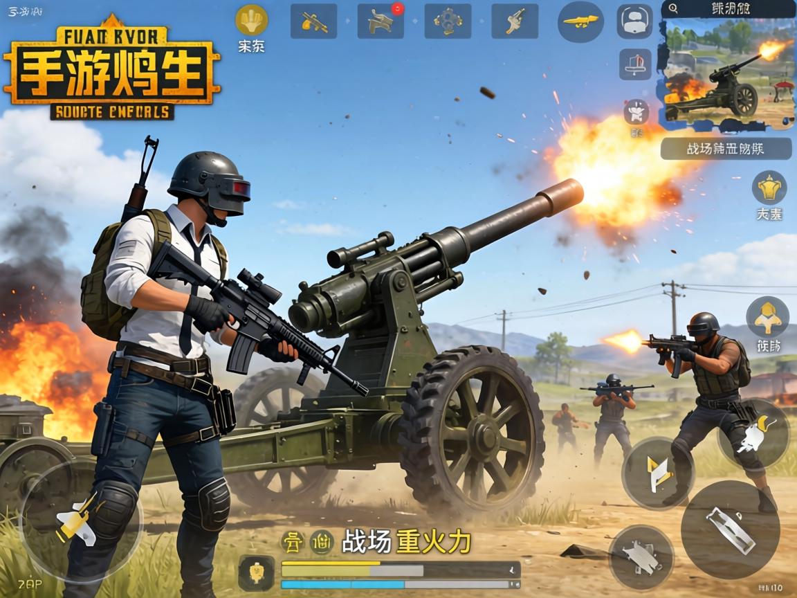 手游吃鸡迫击炮有吗?深度解析战场重火力装备的获取与实战技巧 深度解析战场重火力装备的获取与实战技巧