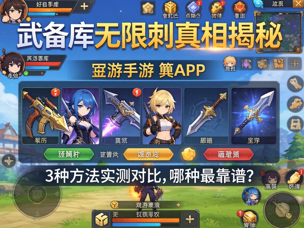 手游武器库无限刷真相揭秘