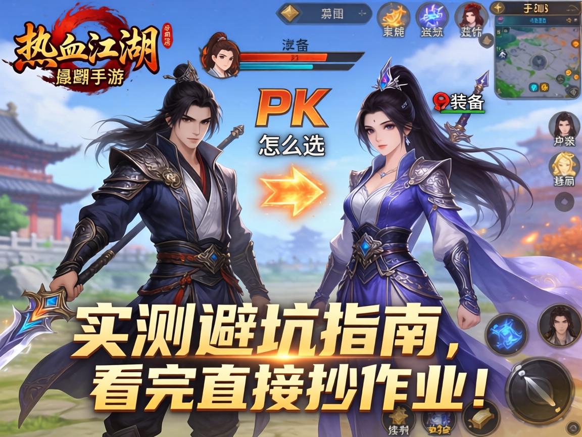 热血江湖手游PK装备怎么选