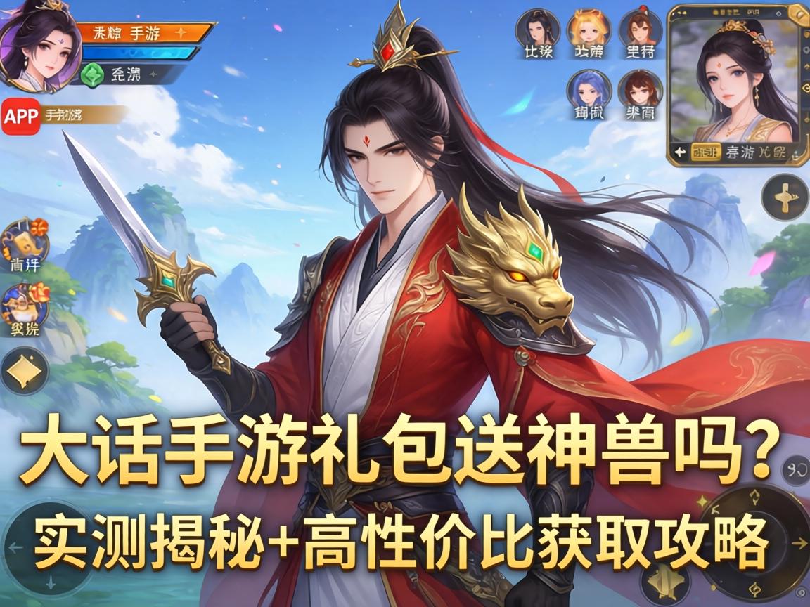大话手游礼包送神兽吗
