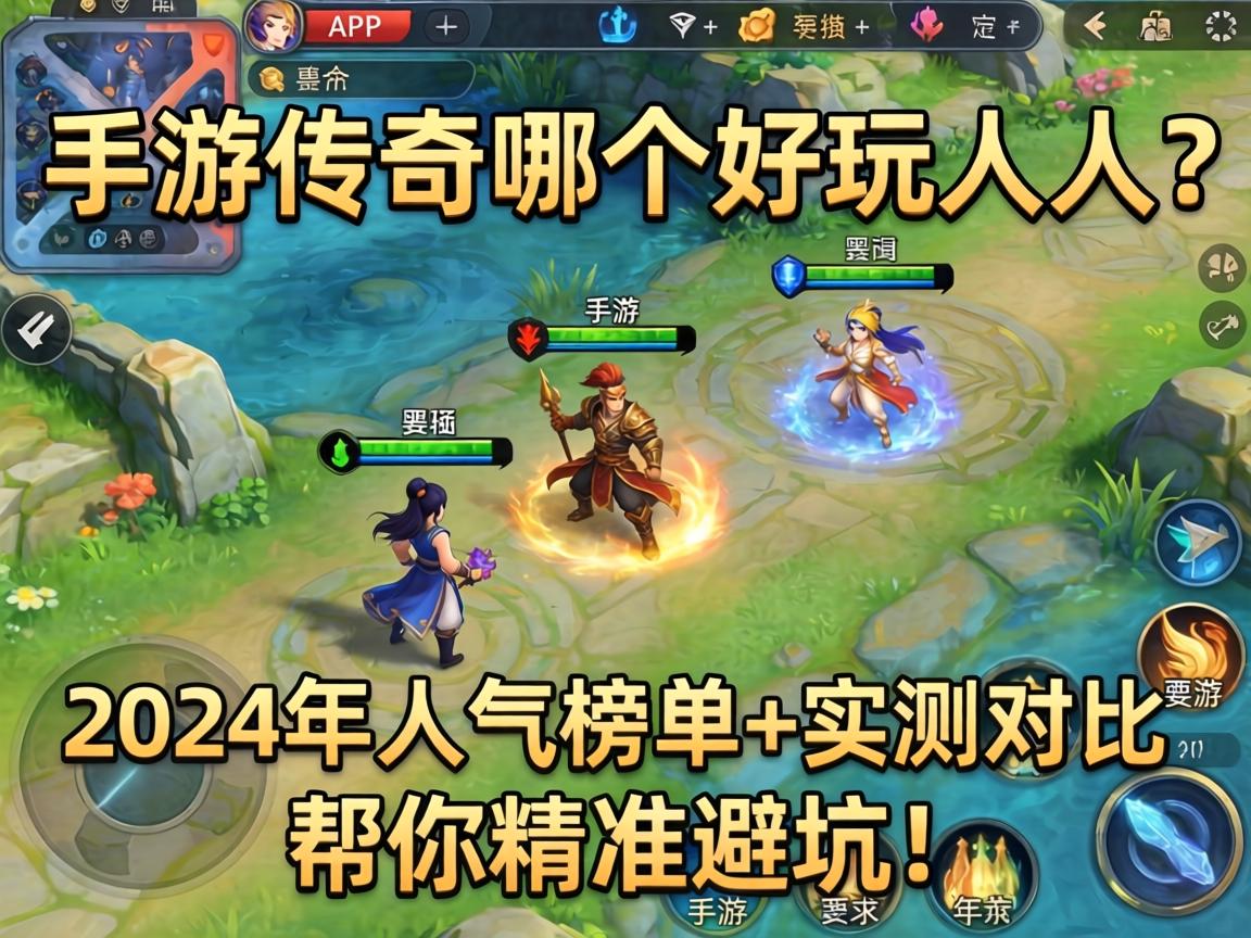手游传奇哪个好玩人多