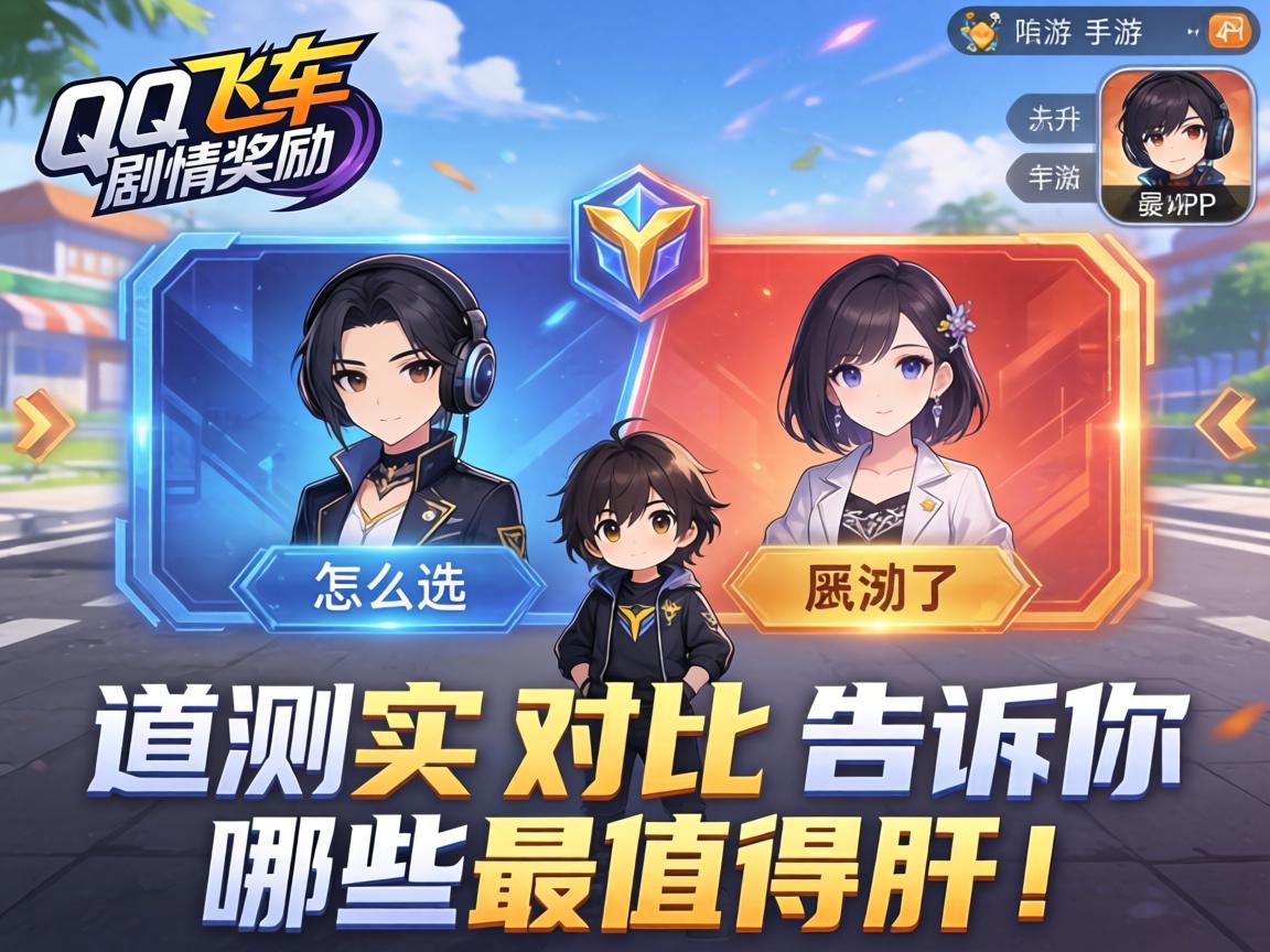 手游QQ飞车剧情奖励怎么选