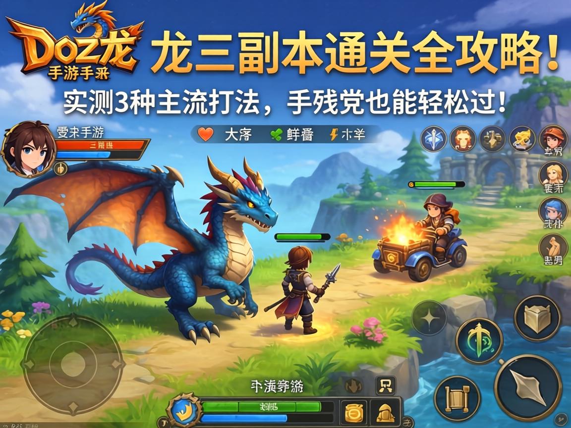 龙之谷手游龙三副本通关全攻略