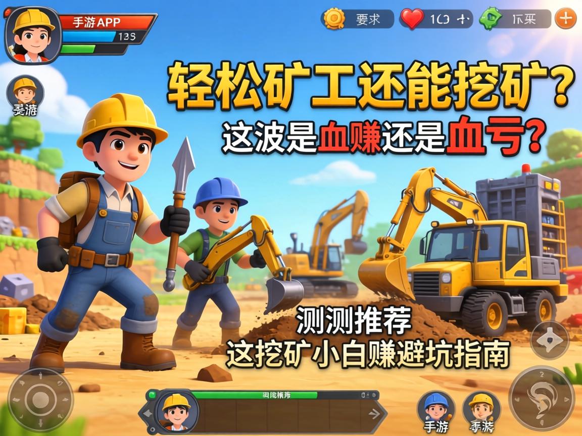 轻松矿工还能挖矿吗手游实测推荐