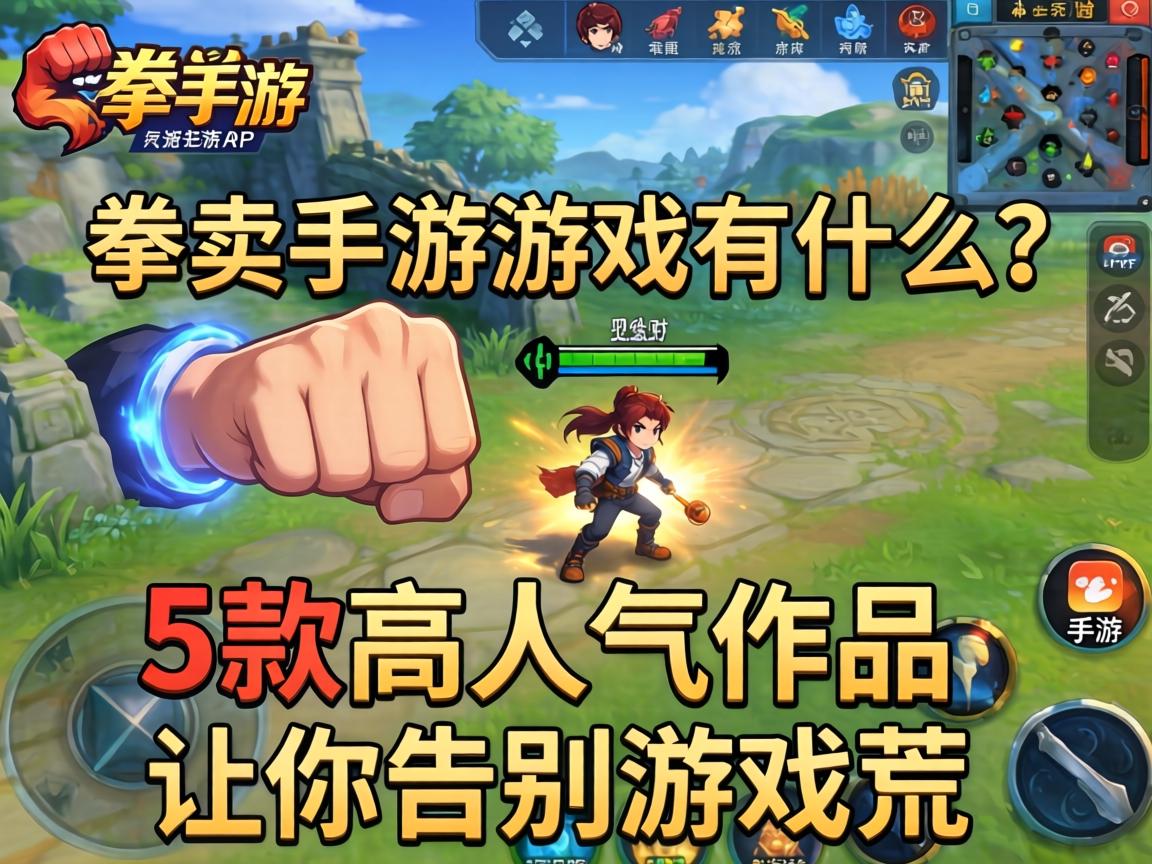 这5款高人气作品让你告别游戏荒