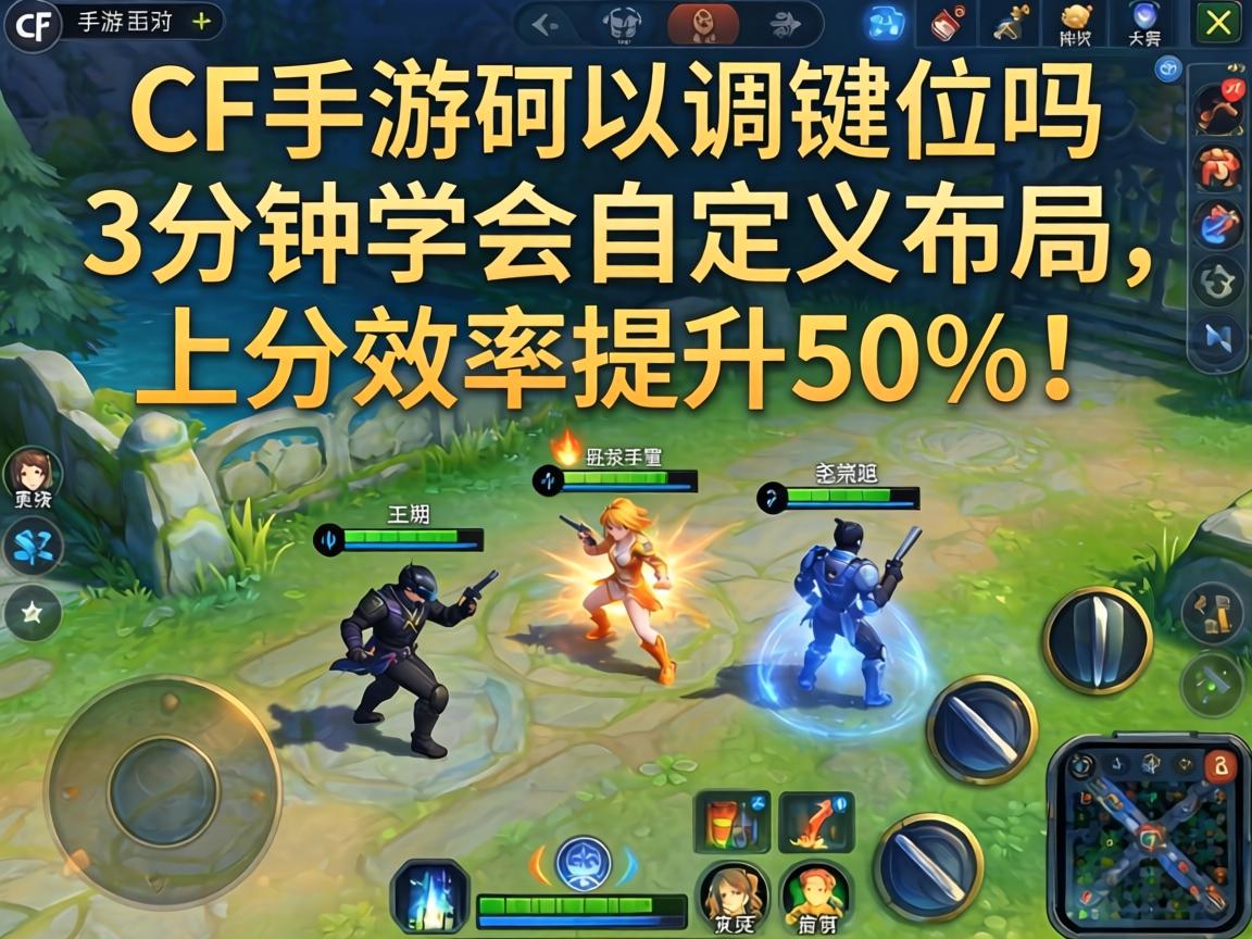 CF手游可以调键位吗