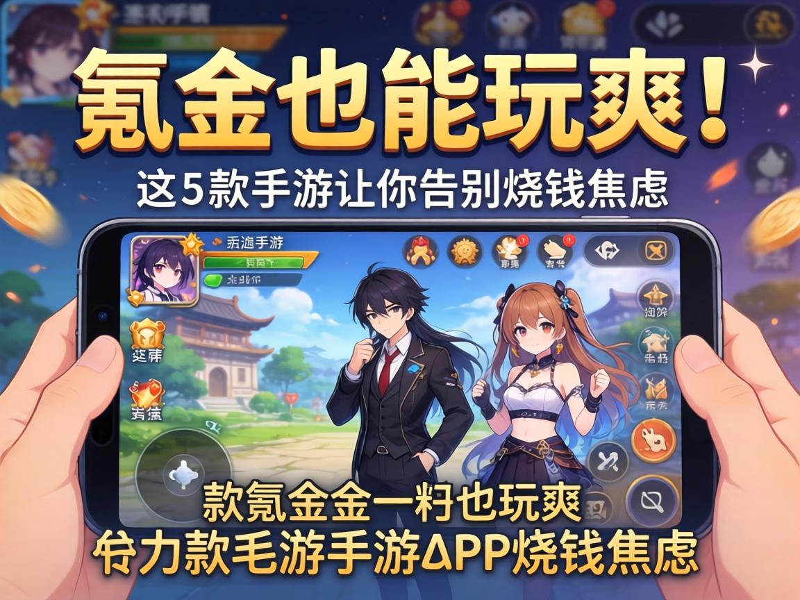 这5款手游让你告别烧钱焦虑