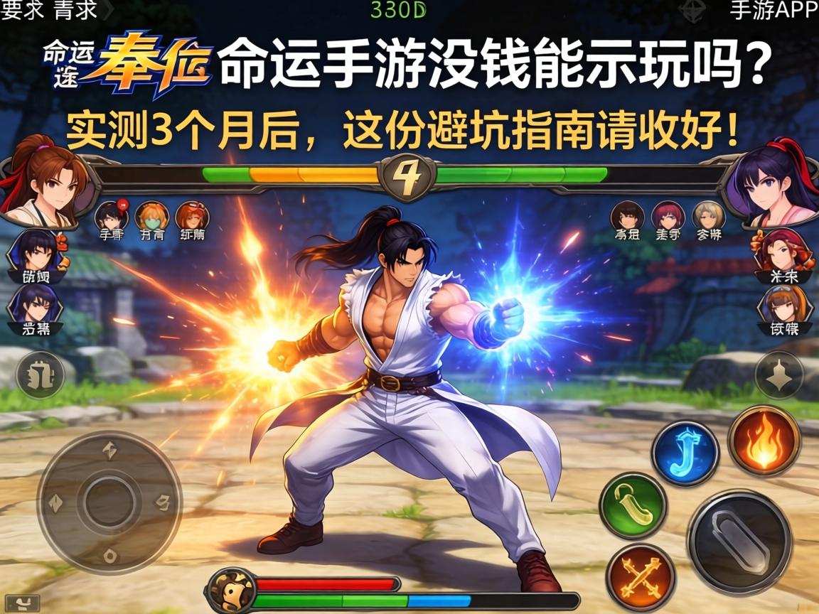拳皇命运手游没钱能玩吗