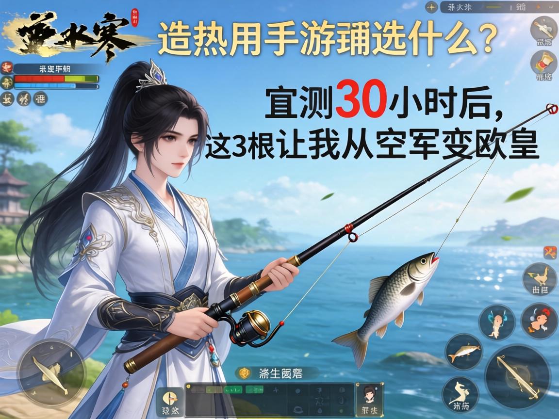 这3根鱼竿让我从空军变欧皇