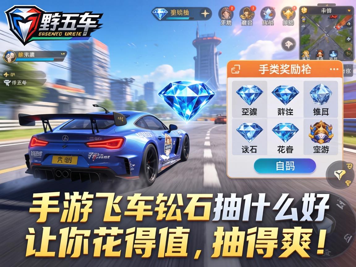 手游飞车钻石抽什么好