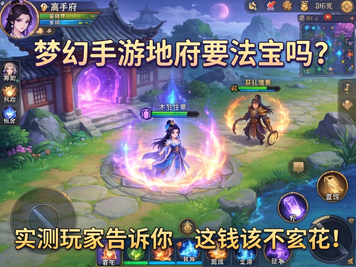 梦幻手游地府要法宝吗