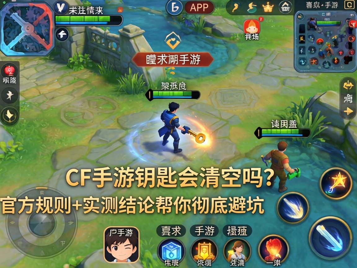 CF手游钥匙会清空吗