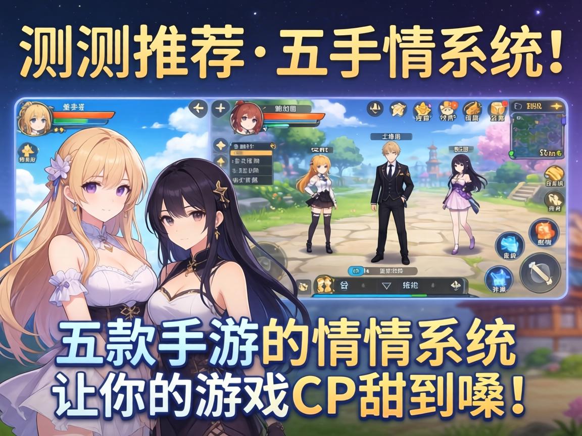 这五款手游的情缘系统