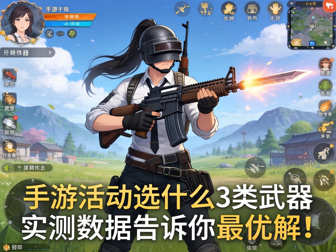 手游活动选什么武器?这3类武器实测数据告诉你最优解! 这3类武器实测数据告诉你最优解