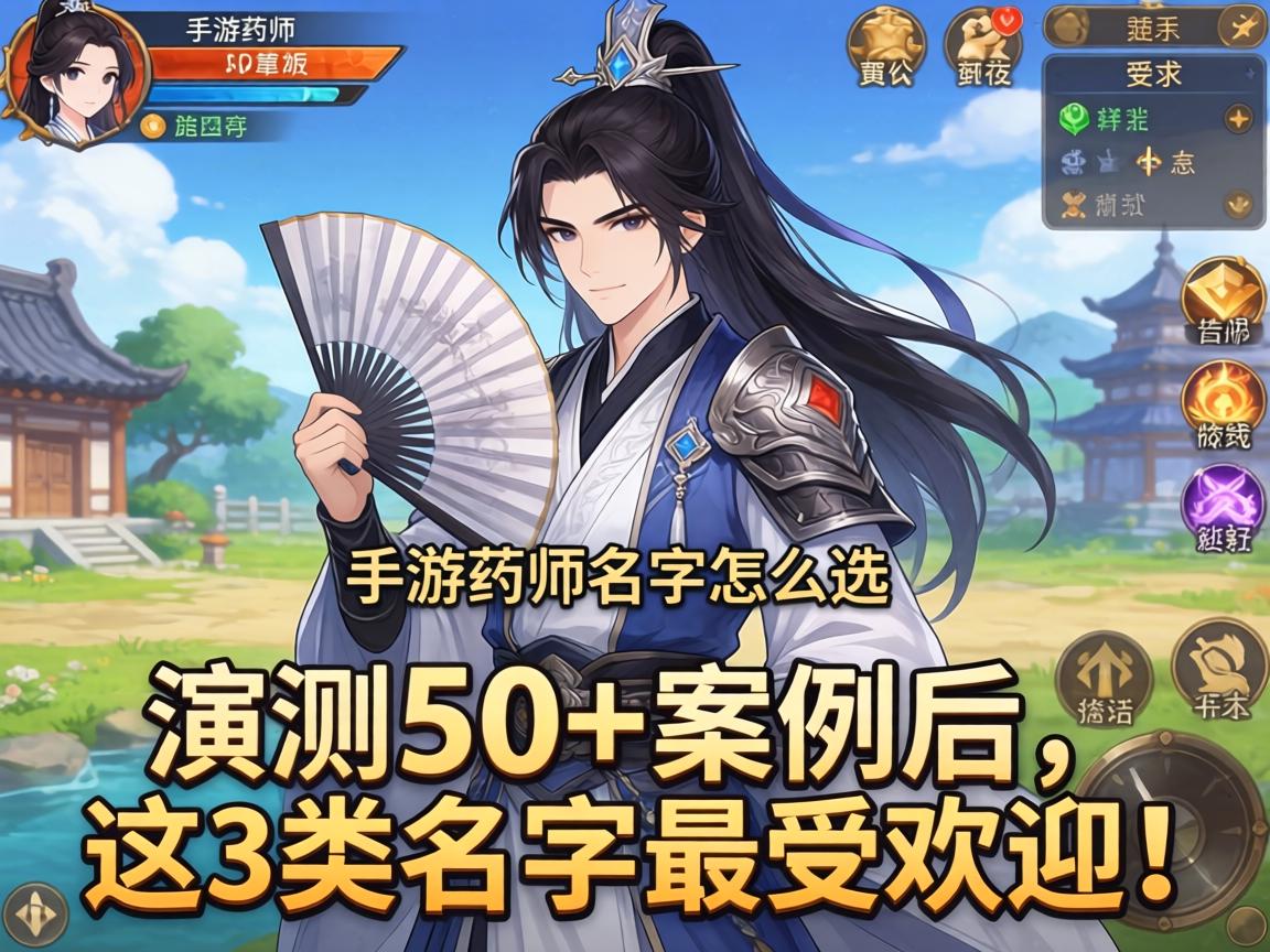 手游药师名字怎么选