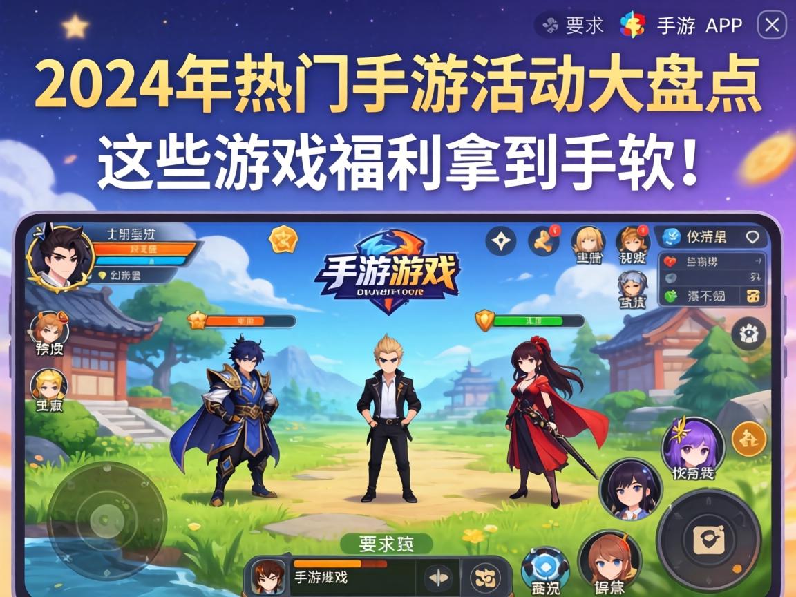 2024年热门手游活动大盘点