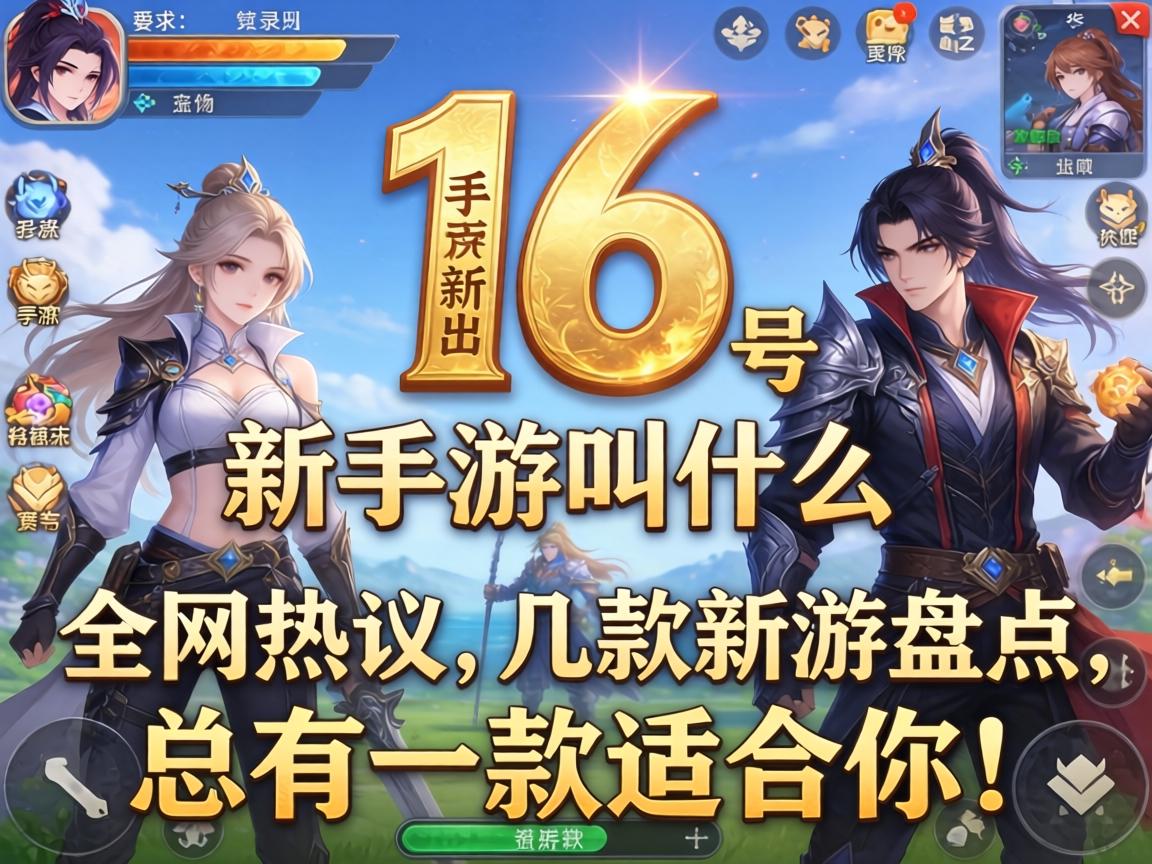 16号新出的手游叫什么
