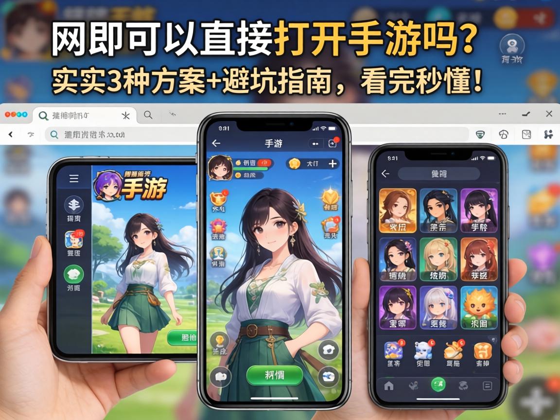 网页可以直接打开手游吗