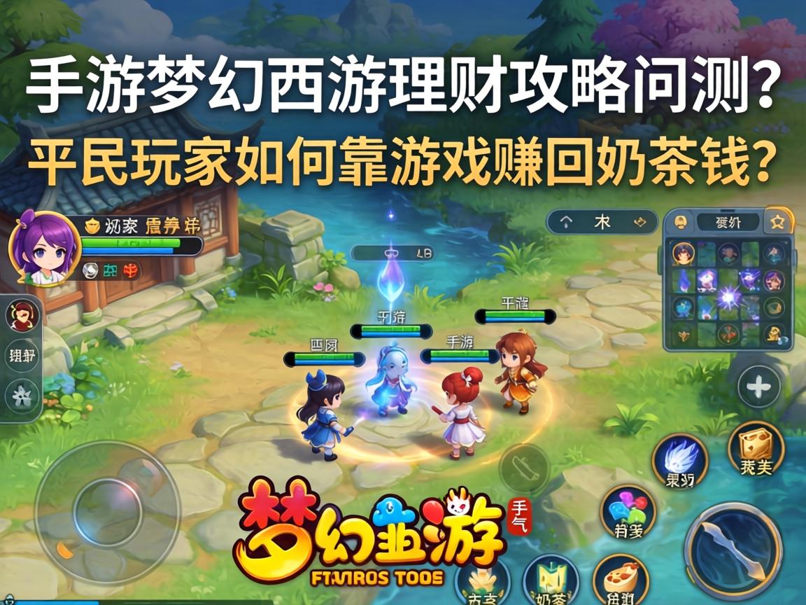 平民玩家如何靠游戏赚回奶茶钱