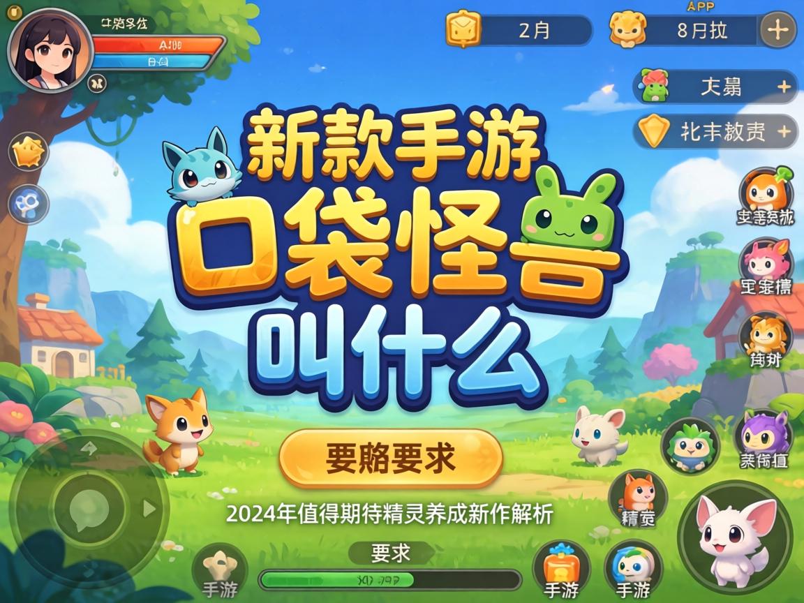 新款手游口袋怪兽叫什么?2024年最值得期待的精灵养成新作解析 2024年最值得期待的精灵养成新作解析