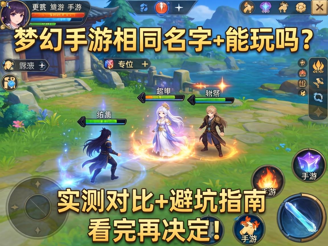 梦幻手游相同名字能玩吗