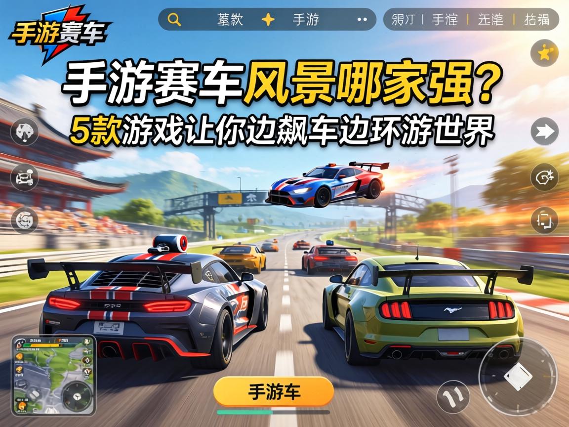 这5款游戏让你边飙车边环游世界