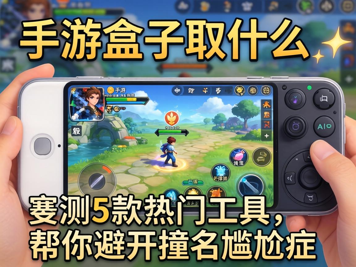 手游盒子取什么名字?实测5款热门工具,帮你避开撞名尴尬症 手游盒子取什么名字