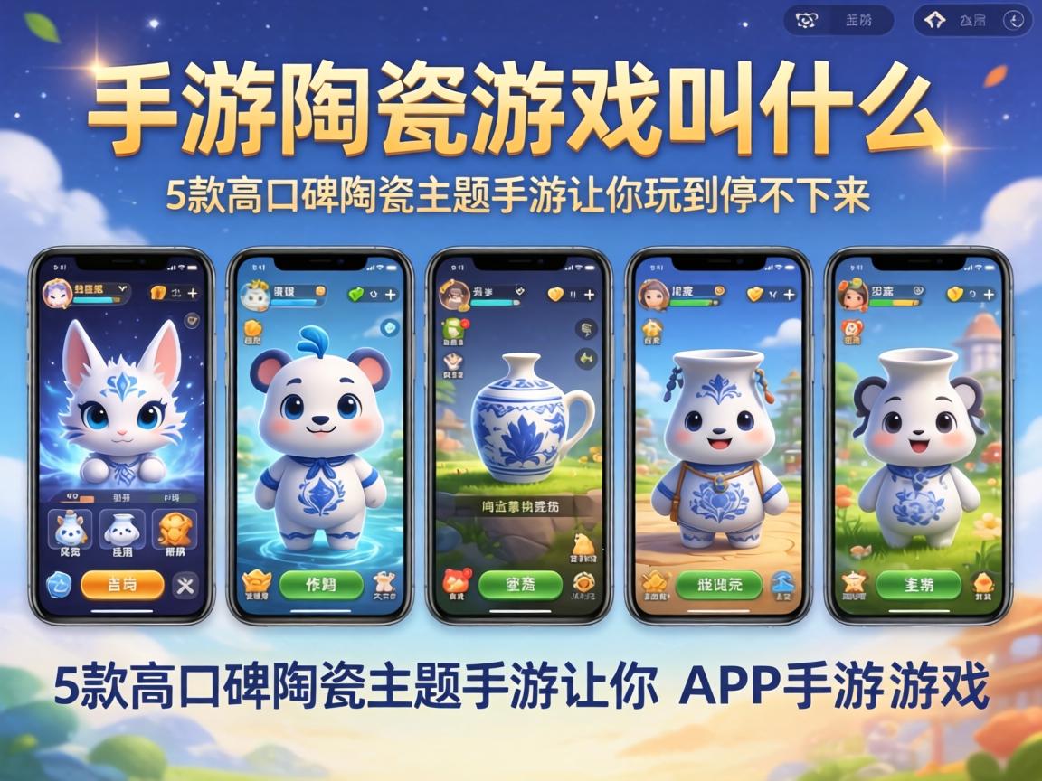 这5款高口碑陶瓷主题手游让你玩到停不下来