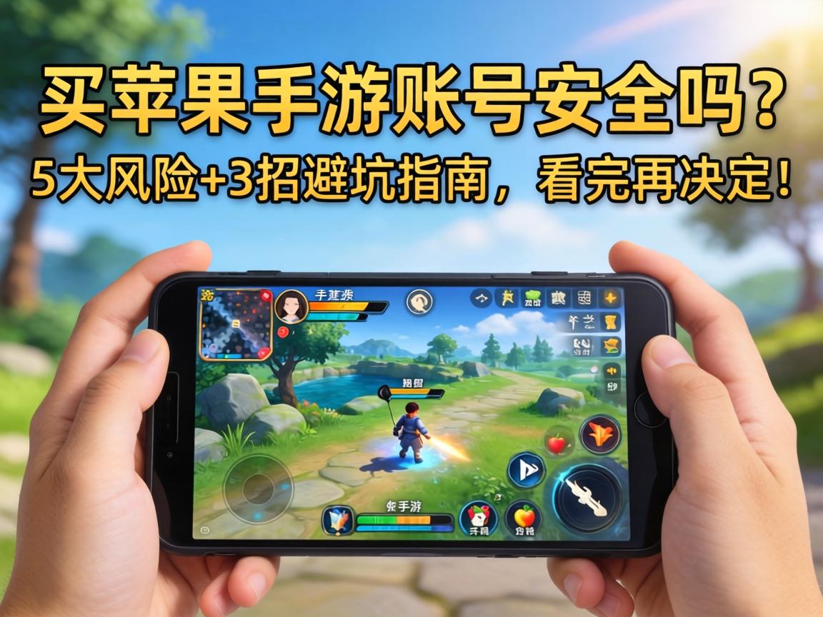 买苹果手游账号安全吗