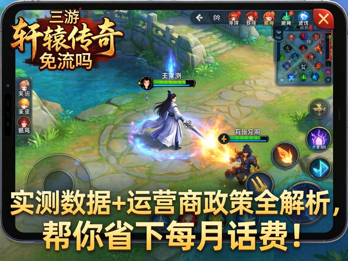 手游轩辕传奇免流吗?实测数据+运营商政策全解析,帮你省下每月话费! 手游轩辕传奇免流吗