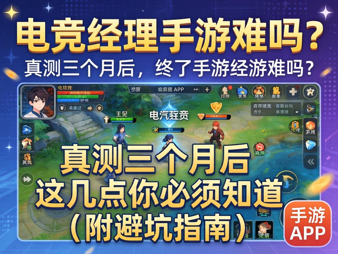 电竞经理手游难吗