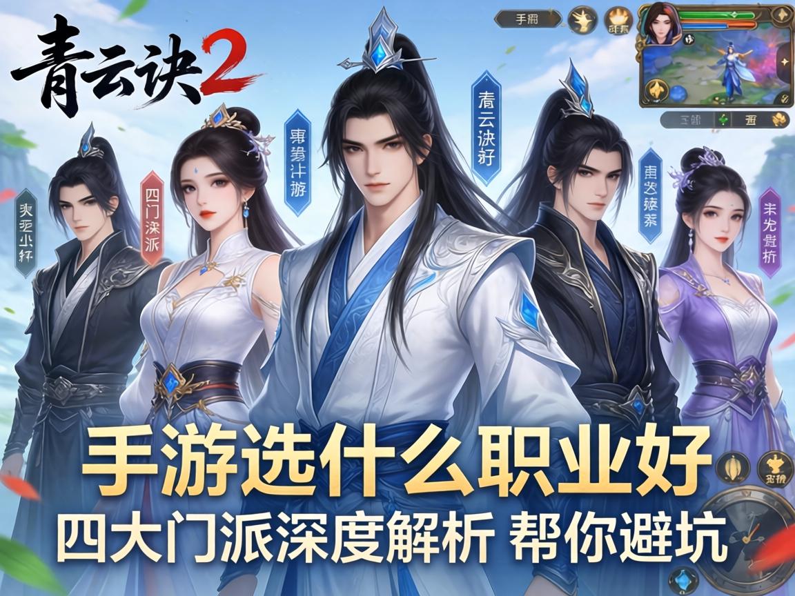 青云诀2手游选什么职业好