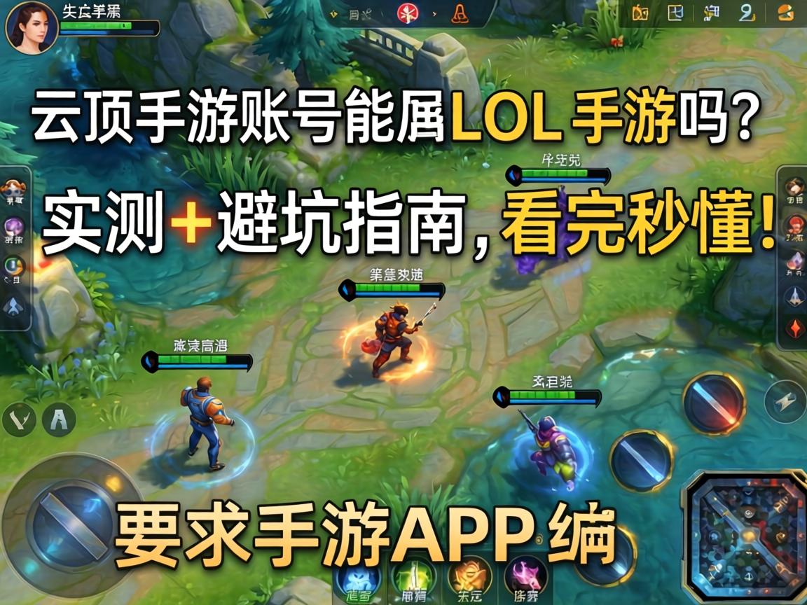 云顶手游账号能登LOL手游吗?实测+避坑指南,看完秒懂! 云顶手游账号能登LOL手游吗