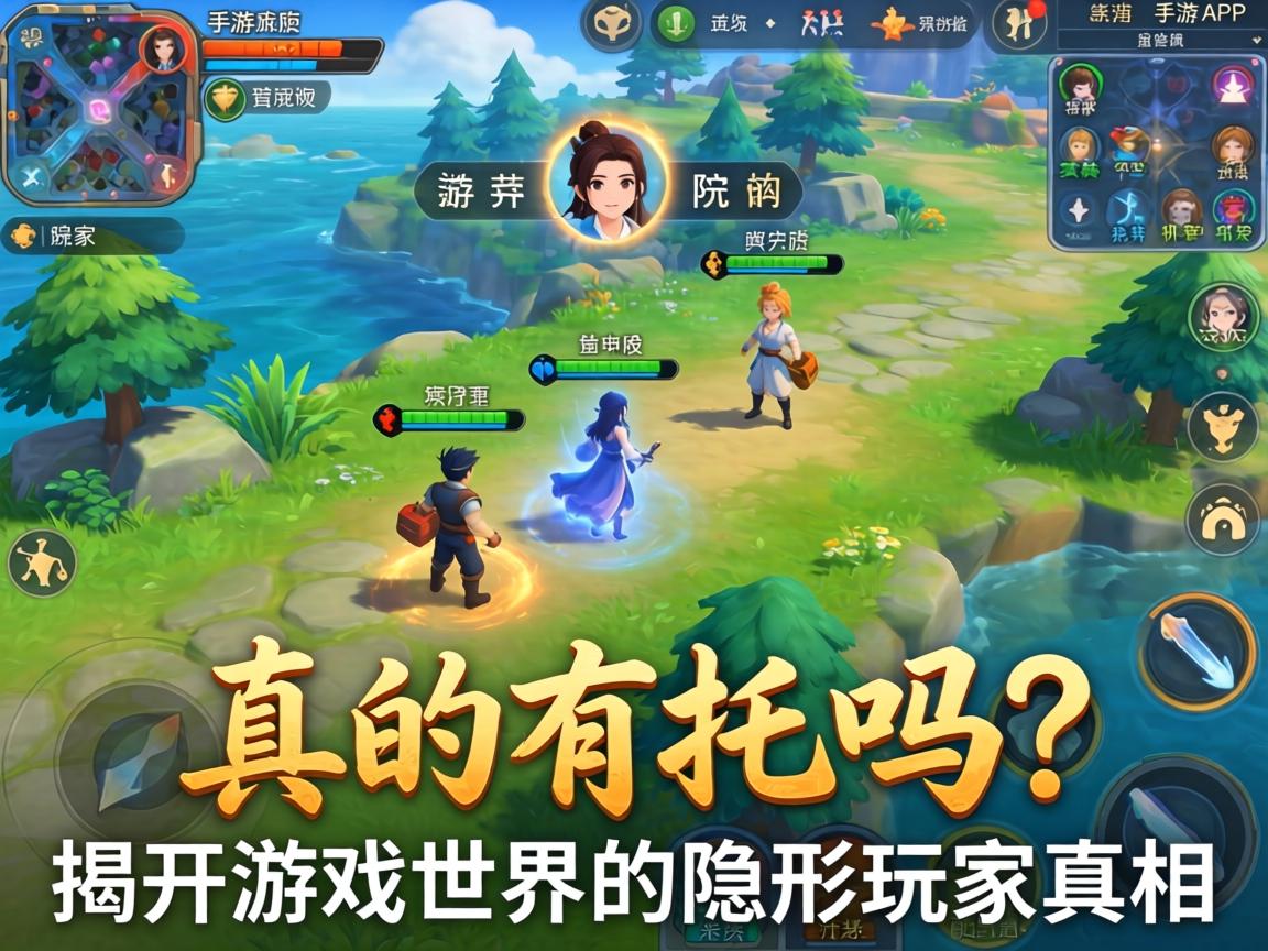 手游里面真的有托吗?揭开游戏世界的隐形玩家真相 揭开游戏世界的隐形玩家真相