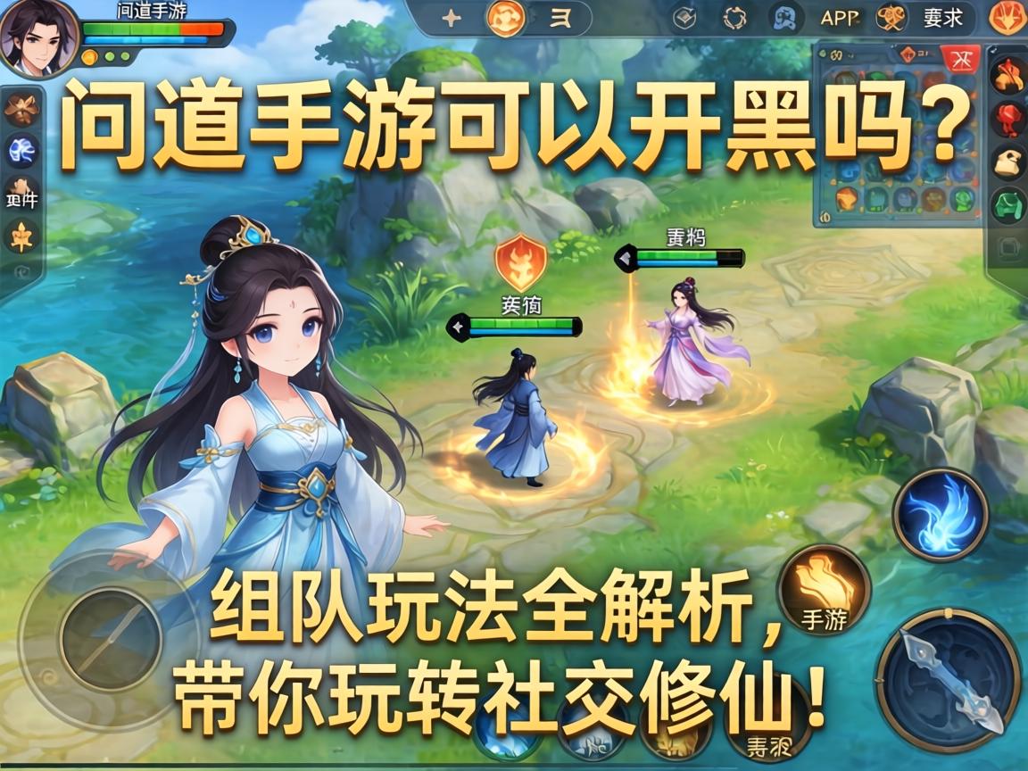 问道手游可以开黑吗?组队玩法全解析,带你玩转社交修仙! 问道手游可以开黑吗