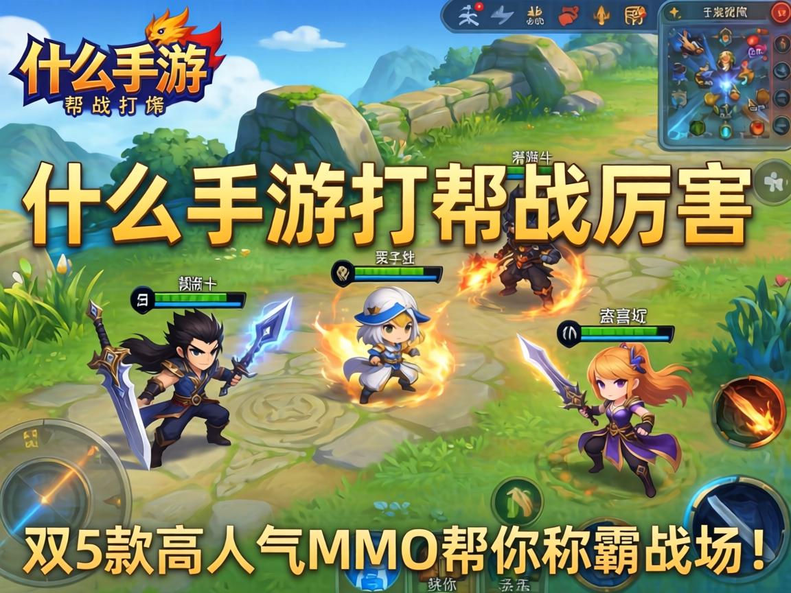 这5款高人气MMO帮你称霸战场
