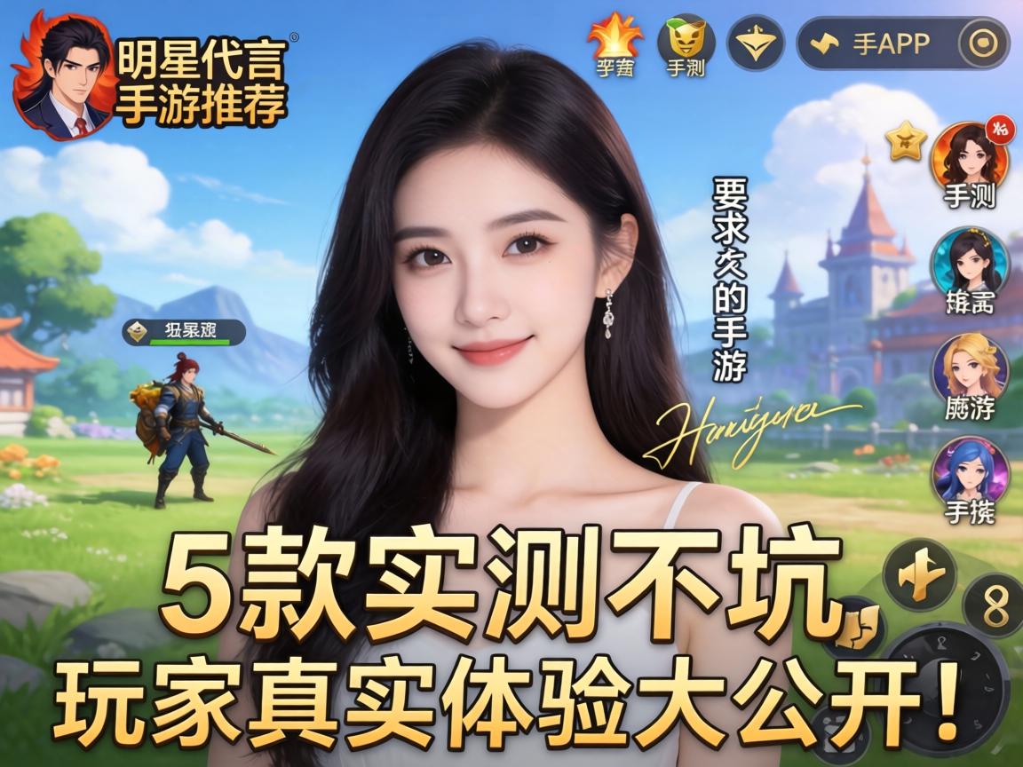 明星代言的手游推荐