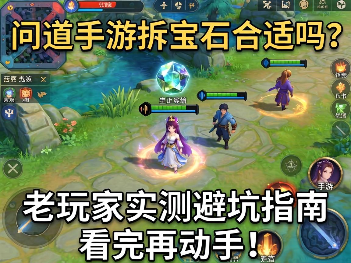 问道手游拆宝石合适吗?老玩家实测避坑指南,看完再动手! 问道手游拆宝石合适吗