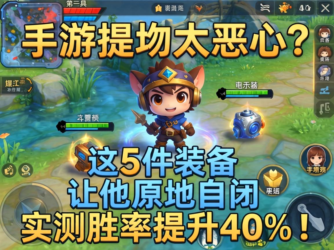 手游提莫太恶心?这5件装备让他原地自闭,实测胜率提升40%! 这5件装备让他原地自闭