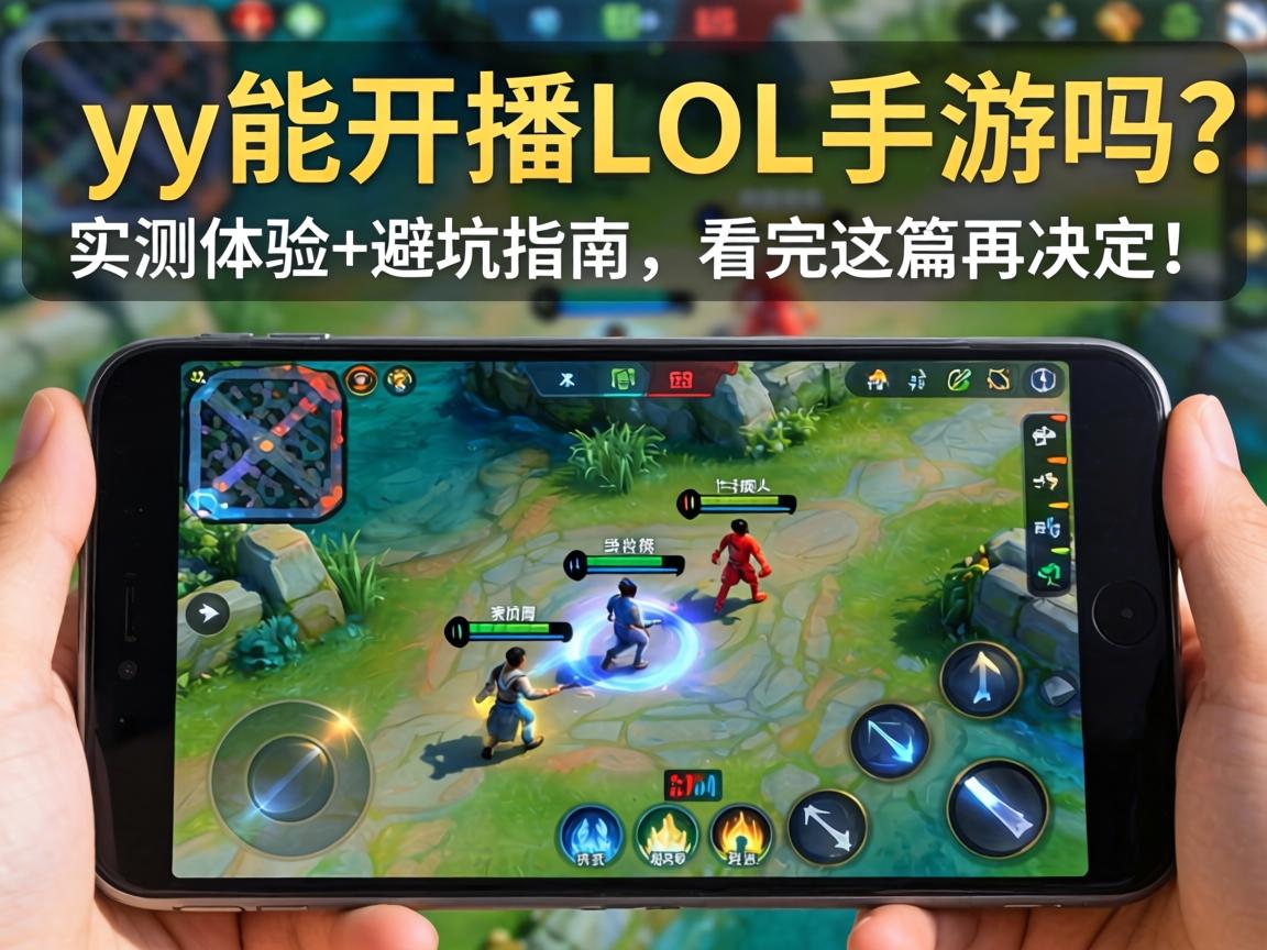 yy能开播LOL手游吗