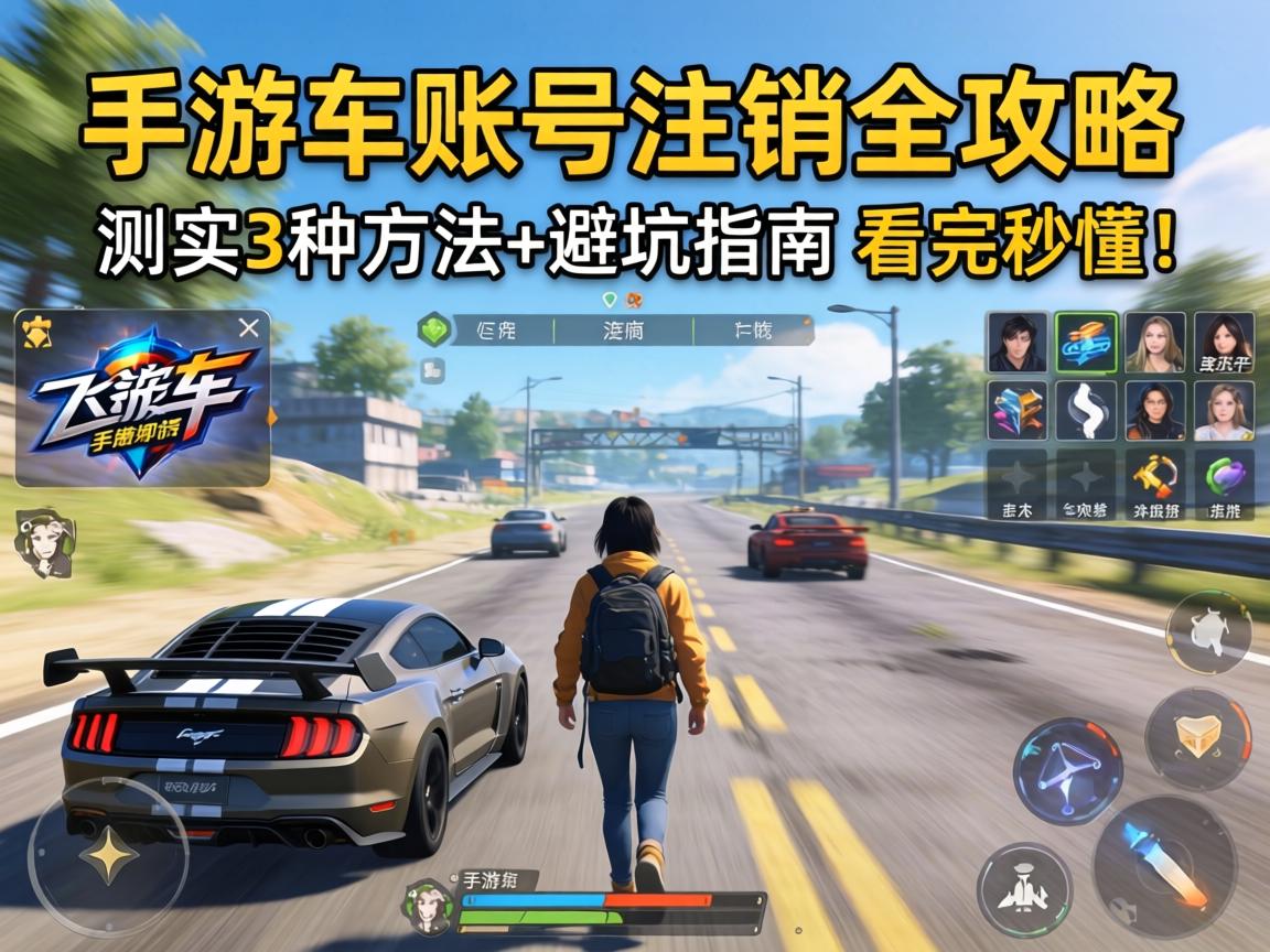 手游飞车账号注销全攻略