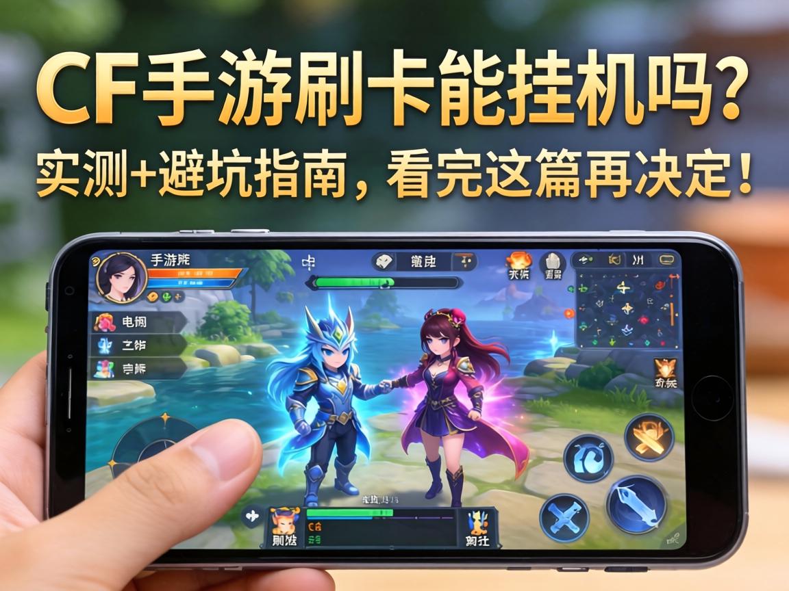 CF手游刷卡能挂机吗