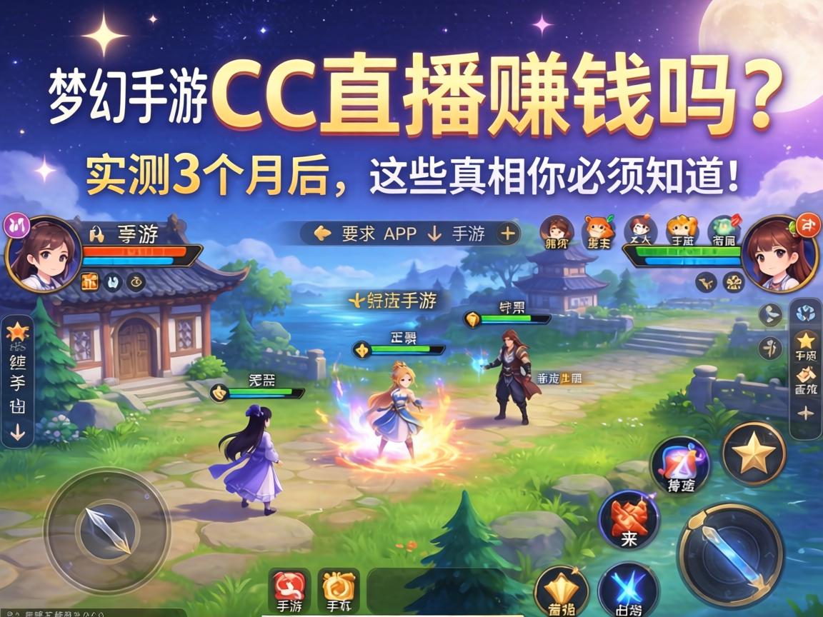 梦幻手游CC直播赚钱吗