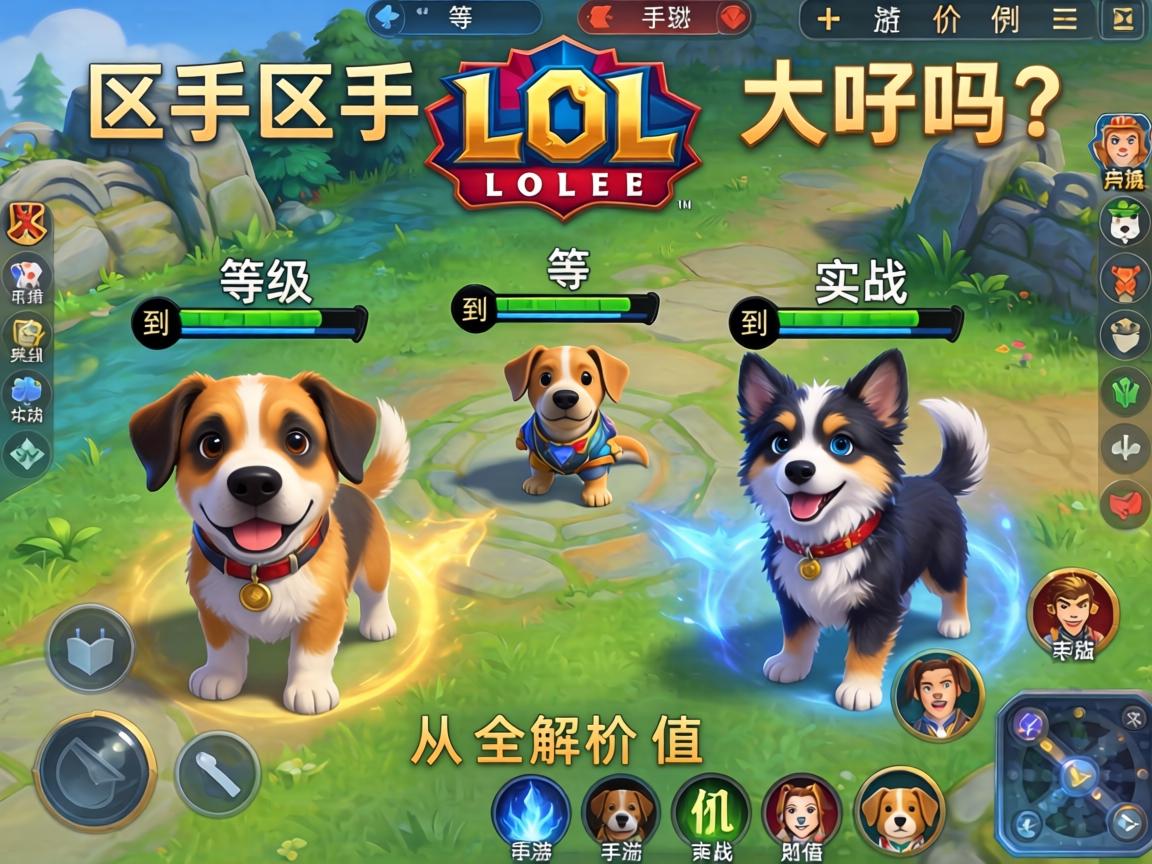 LOL手游狗牌区别大吗