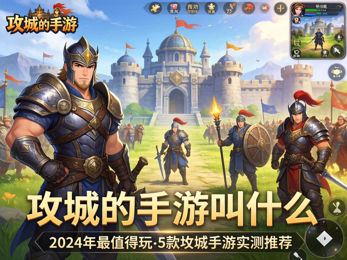 2024年最值得玩的5款攻城手游实测推荐