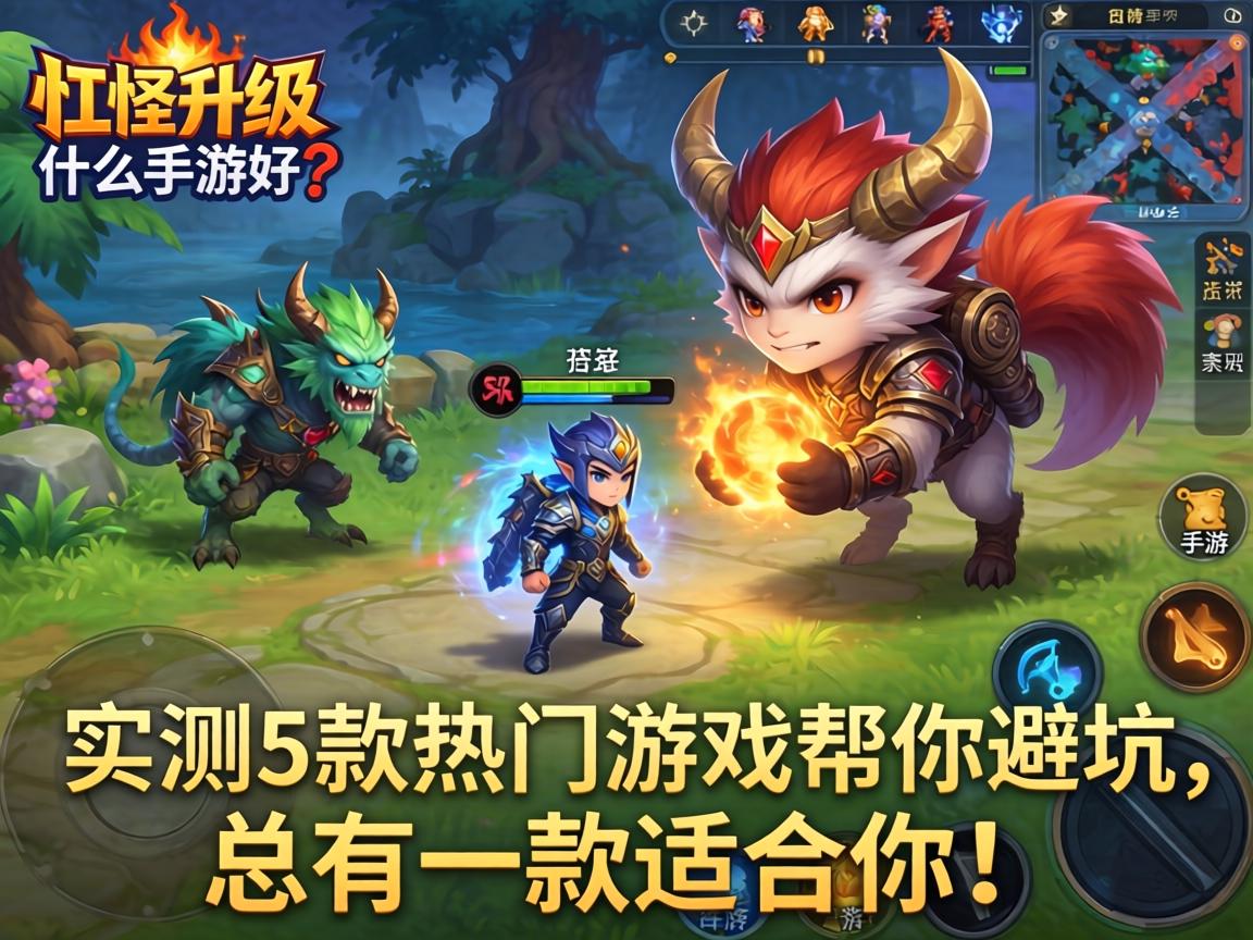实测5款热门游戏帮你避坑