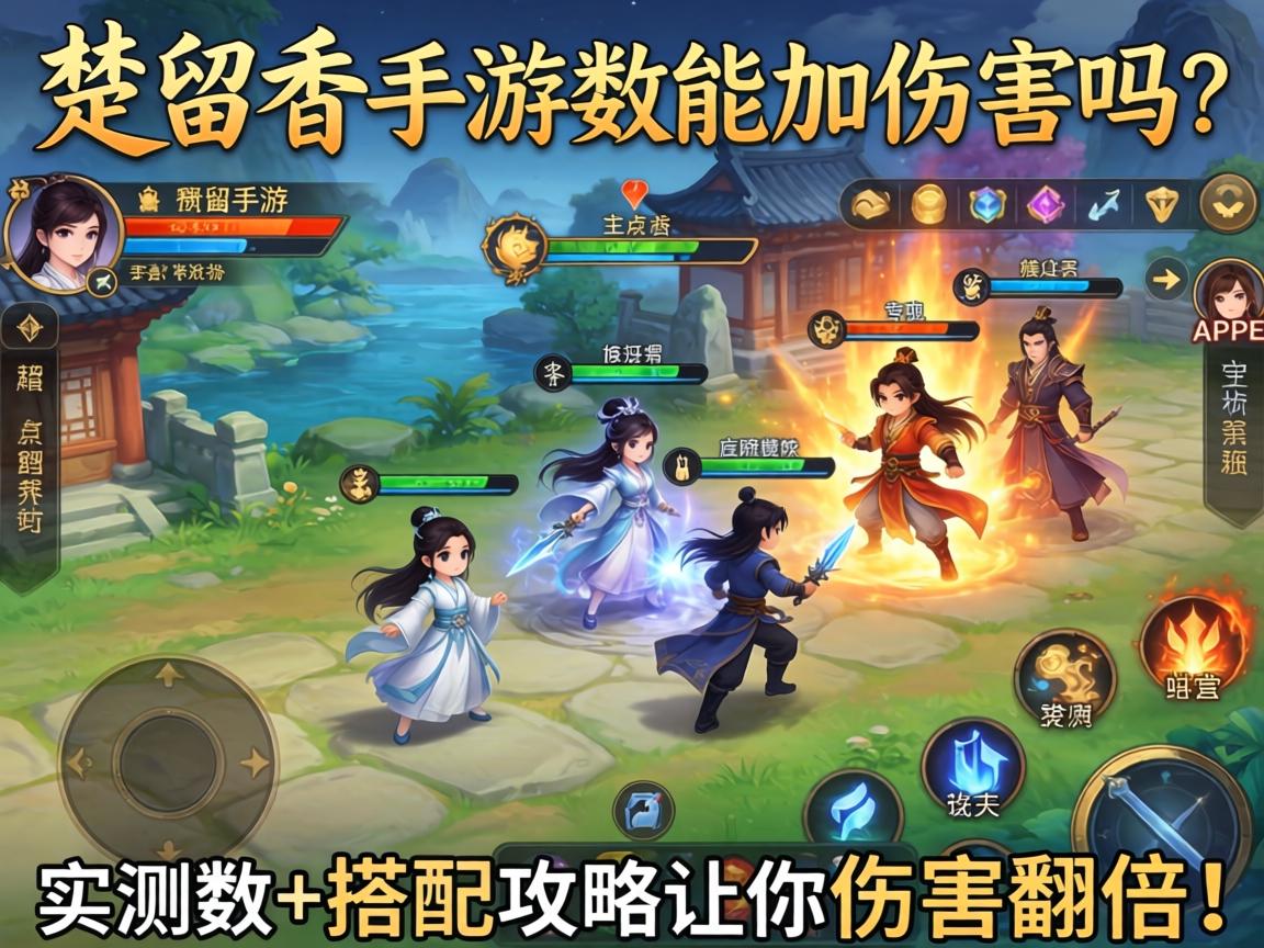 楚留香手游技能加伤害吗