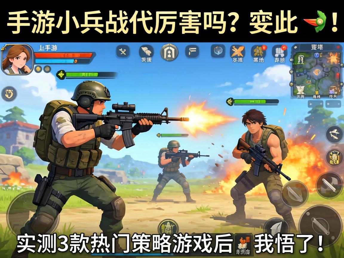 实测3款热门策略游戏后