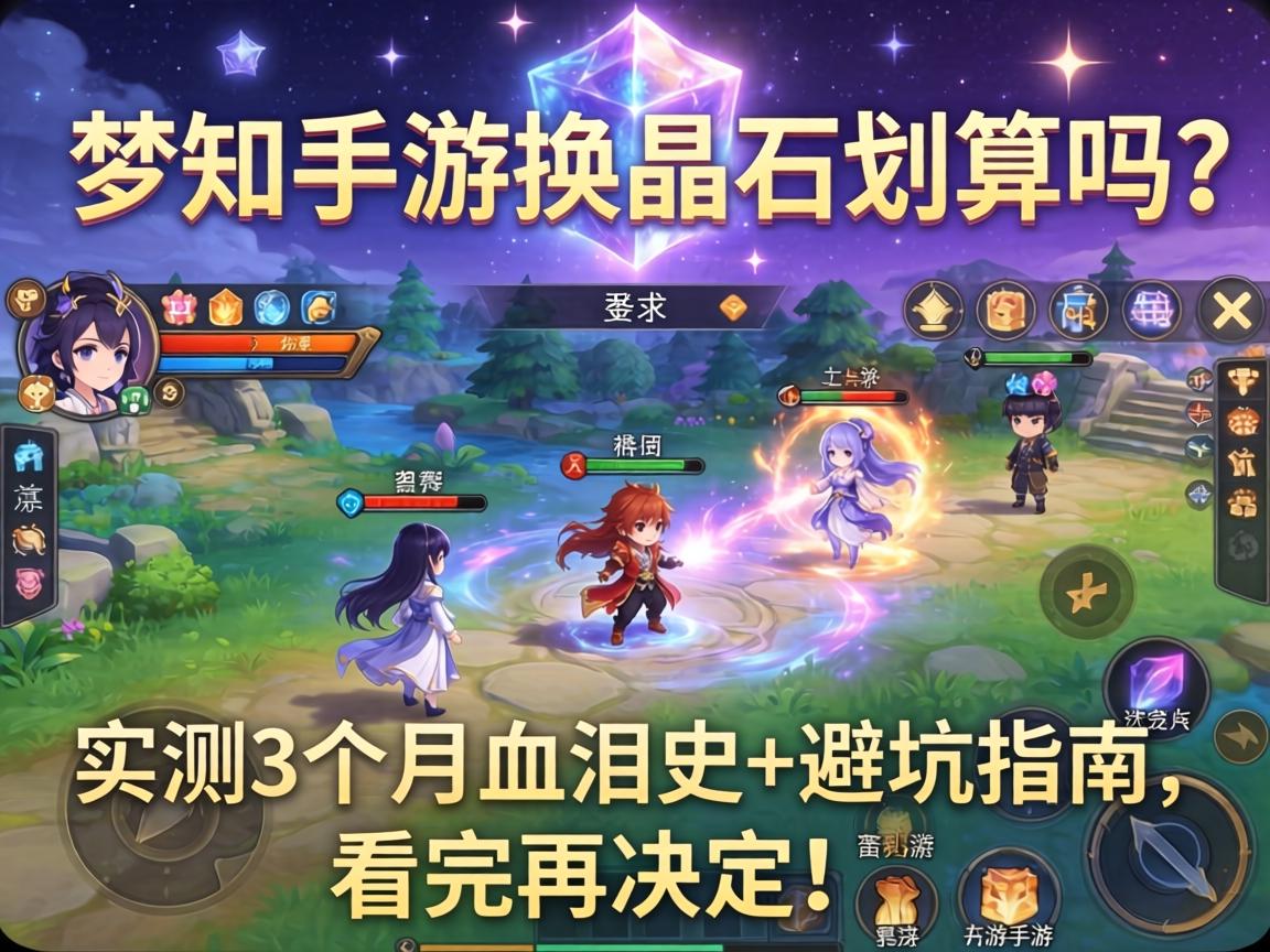 梦幻手游换晶石划算吗